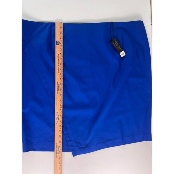 Lane Bryant Women's Blue Double Weave Stretch Skirt Size 28 - New With Tags - Picture 10 of 11